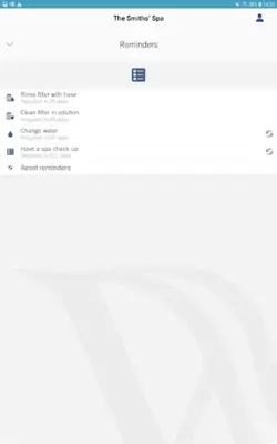Wellis Spa Control android App screenshot 2
