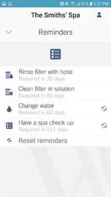 Wellis Spa Control android App screenshot 4