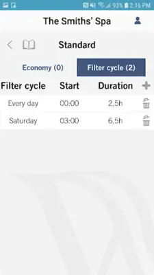 Wellis Spa Control android App screenshot 5